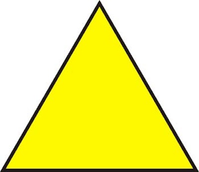 triangulo amarillo