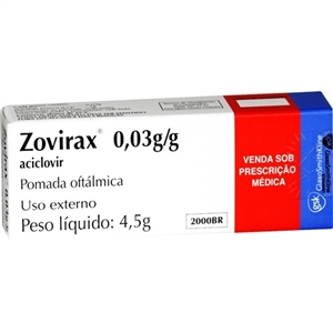 Zovirax - pomada oftálmica